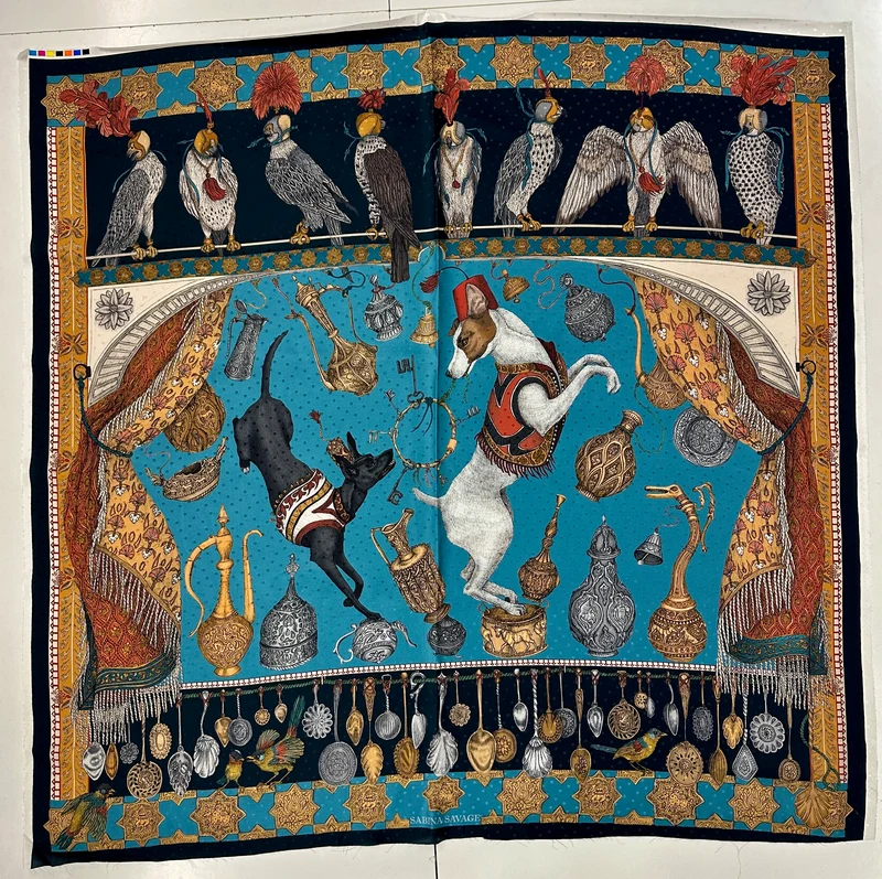 Seidenpanel Hunde