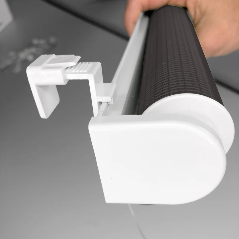 Klemmfix Click 3 in1 Doppelrollo nach Maß grau