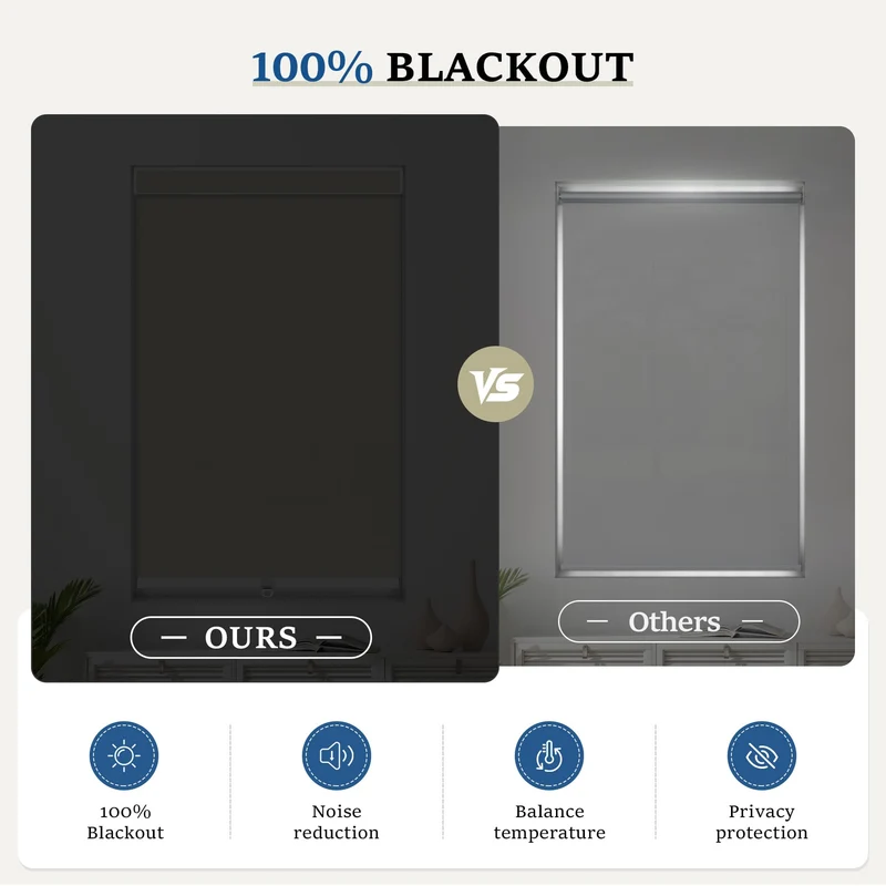 Cordless | Blackout | Cassette | Free-Stop | Roller Shades | Customizable