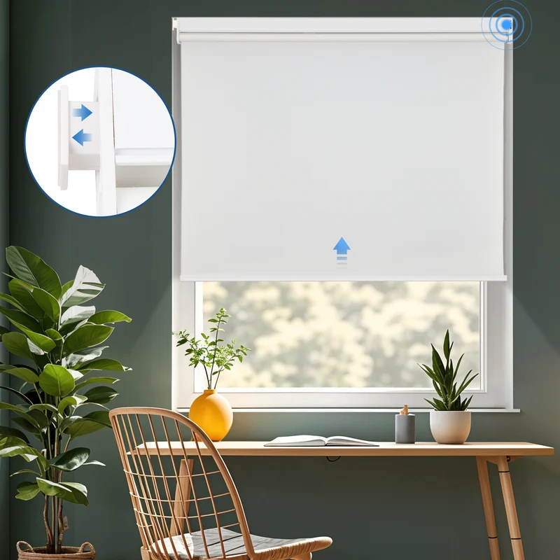 No-Drill | Motorized | Blackout | Rechargeable | Roller Shades | Customizable