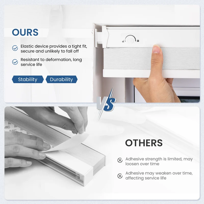 No-Drill | Cordless | Blackout | Free-Stop | Cellular Shades | Customizable