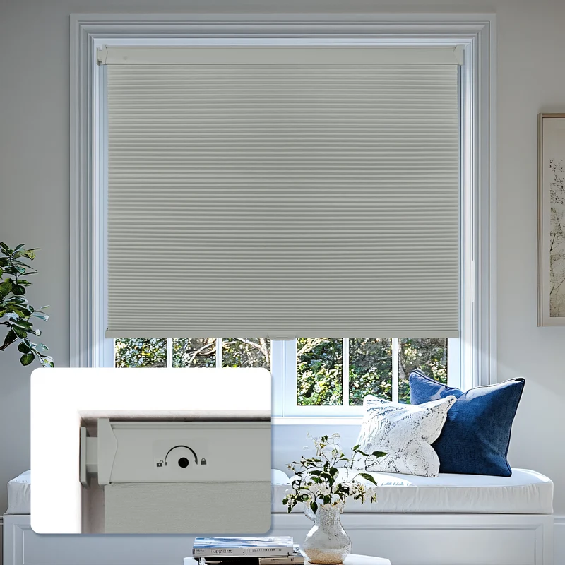 No-Drill | Cordless | Blackout | Free-Stop | Cellular Shades | Customizable