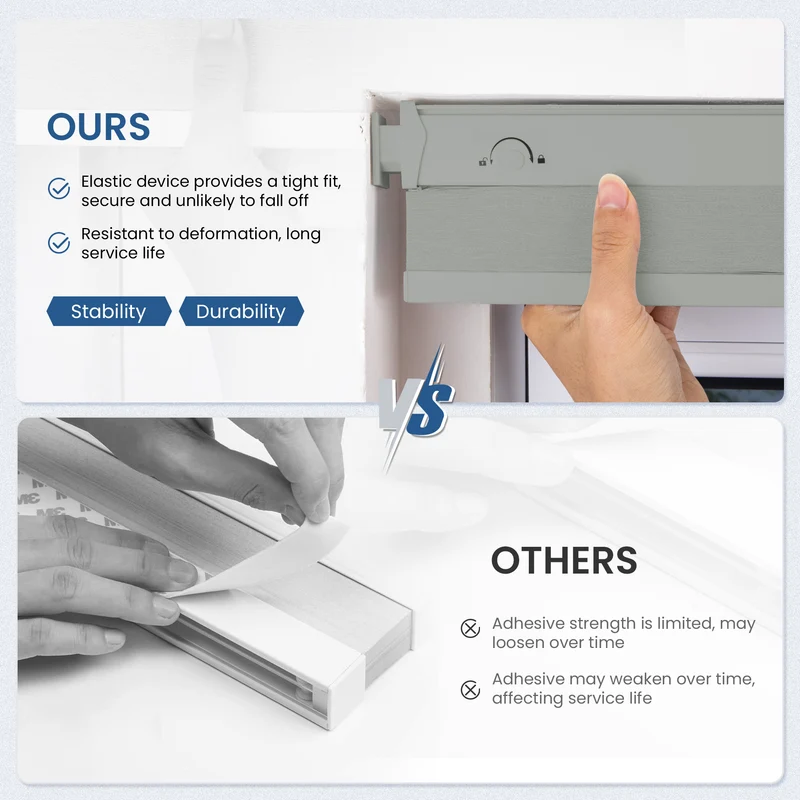 No-Drill | Cordless | Blackout | Free-Stop | Cellular Shades | Customizable