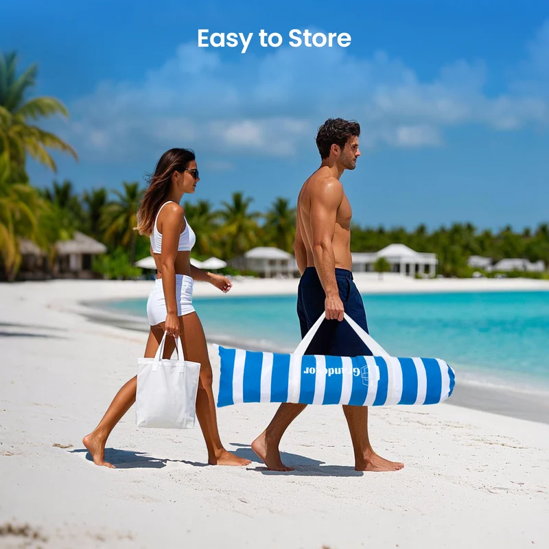 6ft | Detachable Sidewall | With Carry Bag | Beach Cabana Tent