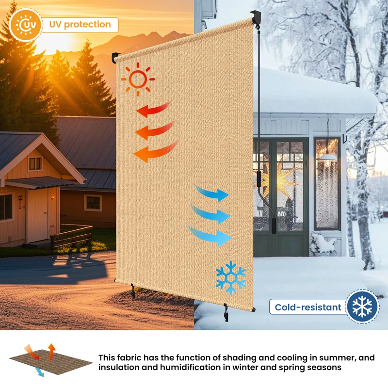 Hand Crank | Outdoor | Roller Shade