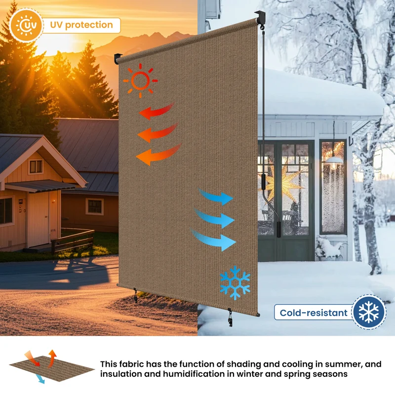Hand Crank | Outdoor | Roller Shade