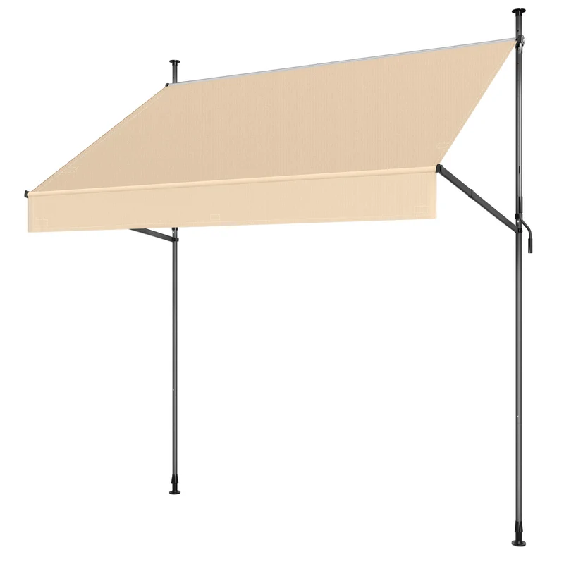 No Drilling | Retractable | Awning | Outdoor Sun Shade