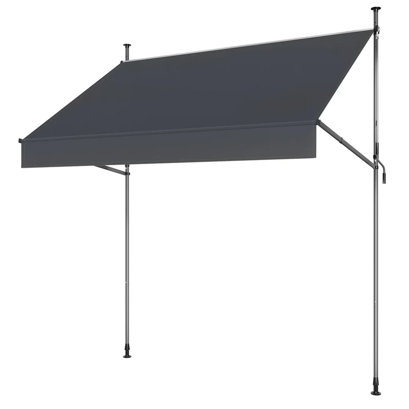No Drilling | Retractable | Awning | Outdoor Sun Shade