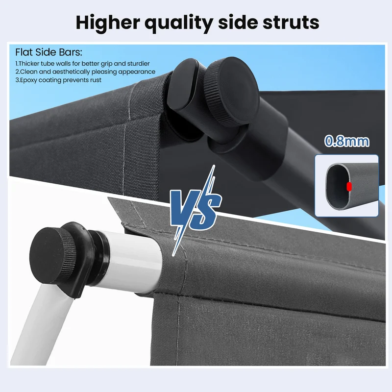 No Drilling | Retractable | Awning | Outdoor Sun Shade