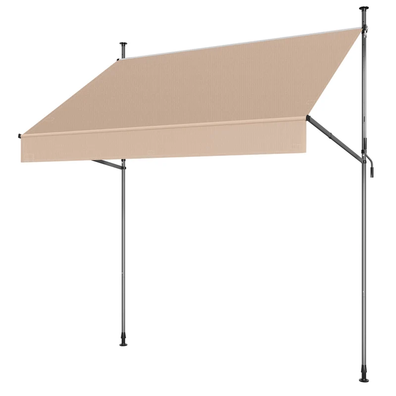 No Drilling | Retractable | Awning | Outdoor Sun Shade