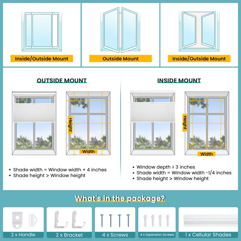 Cordless | Top Down Bottom Up | Blackout | Cellular Shades