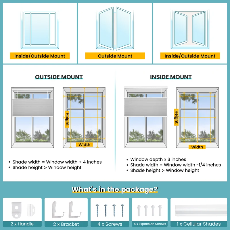 Cordless | Top Down Bottom Up | Blackout | Cellular Shades