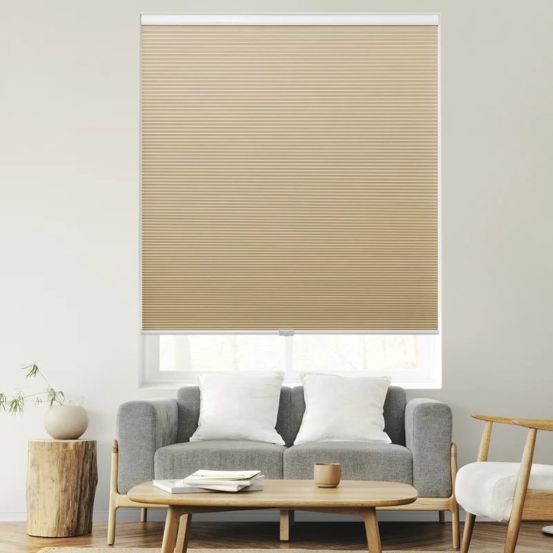Cordless | Blackout | Free-Stop | Cellular Shades | Beige