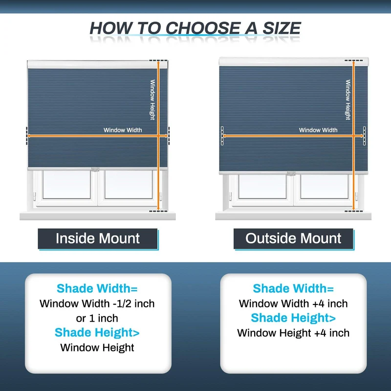 Cordless | Blackout | Free-Stop | Cellular Shades | Gray