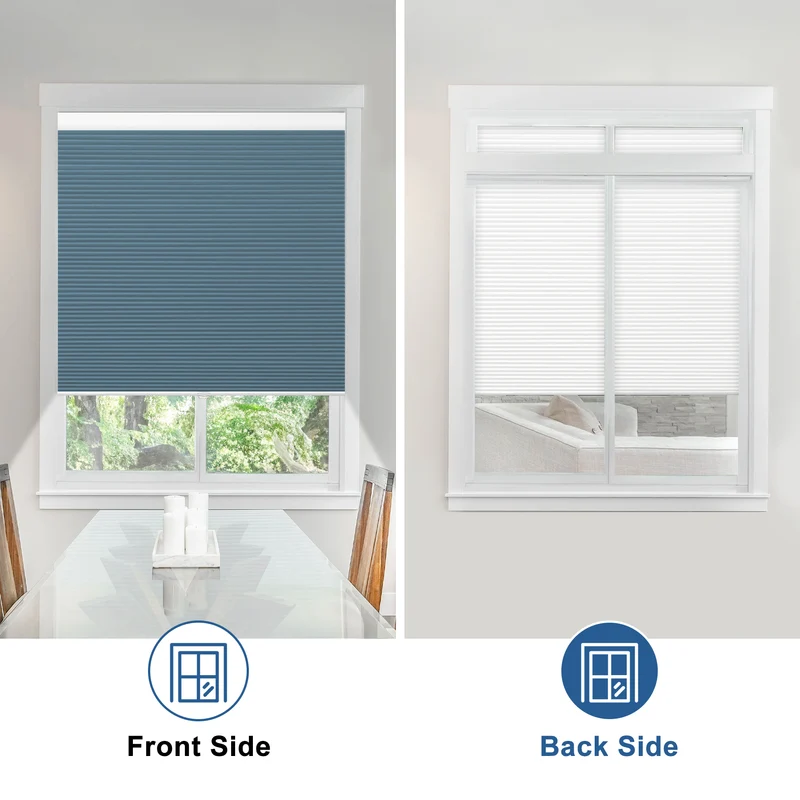 Cordless | Blackout | Free-Stop | Cellular Shades | Blue