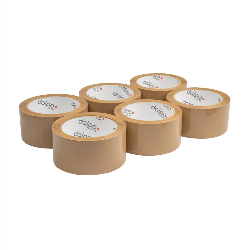 Braunes Premium-Verpackungsband extra stark Hotmelt 50 mm x 66 m