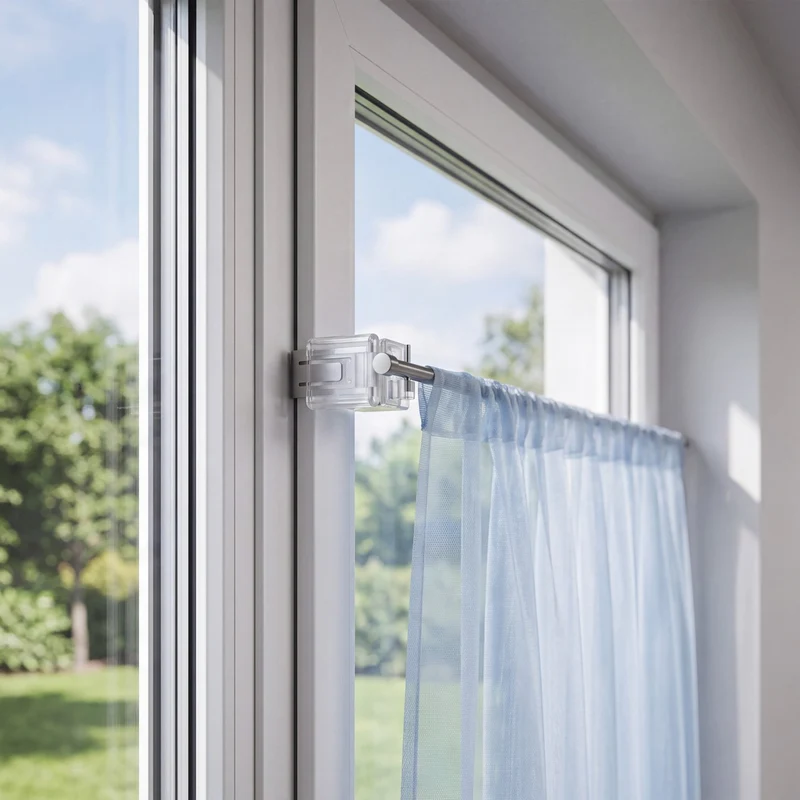 Fensterhaken Transparent Universal