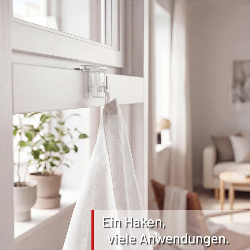 Fensterhaken Transparent Universal
