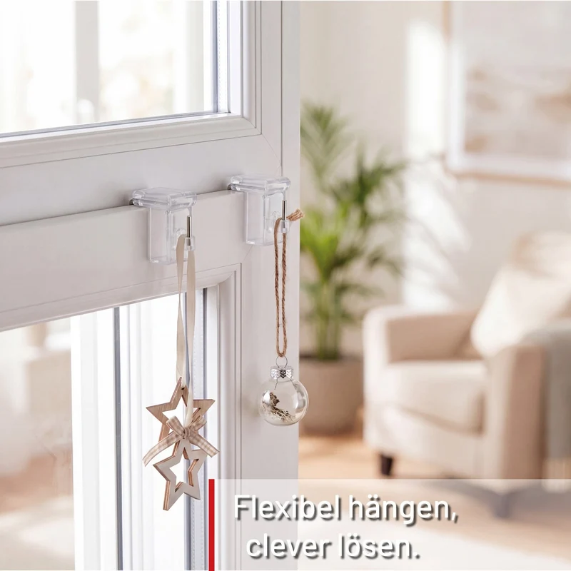 Fensterhaken Transparent Universal