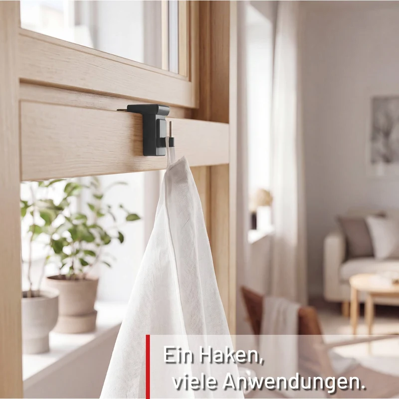 Fensterhaken Anthrazit Universal