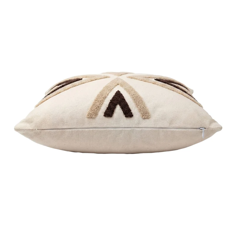 Dekokissen Nordic Arrow Beige 45x45 cm mit Füllung | OEKO-TEX®