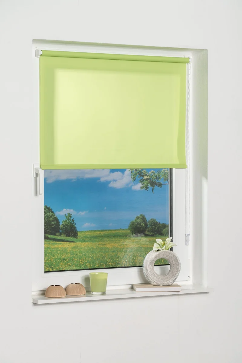 Stoffmuster Klemmfix-Seitenzugrollo, Lichtschutz