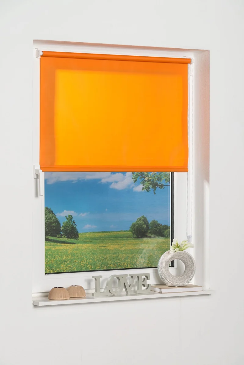 Stoffmuster Klemmfix-Seitenzugrollo, Lichtschutz
