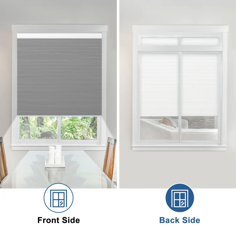 Cordless | Blackout | Free-Stop | Cellular Shades | Gray