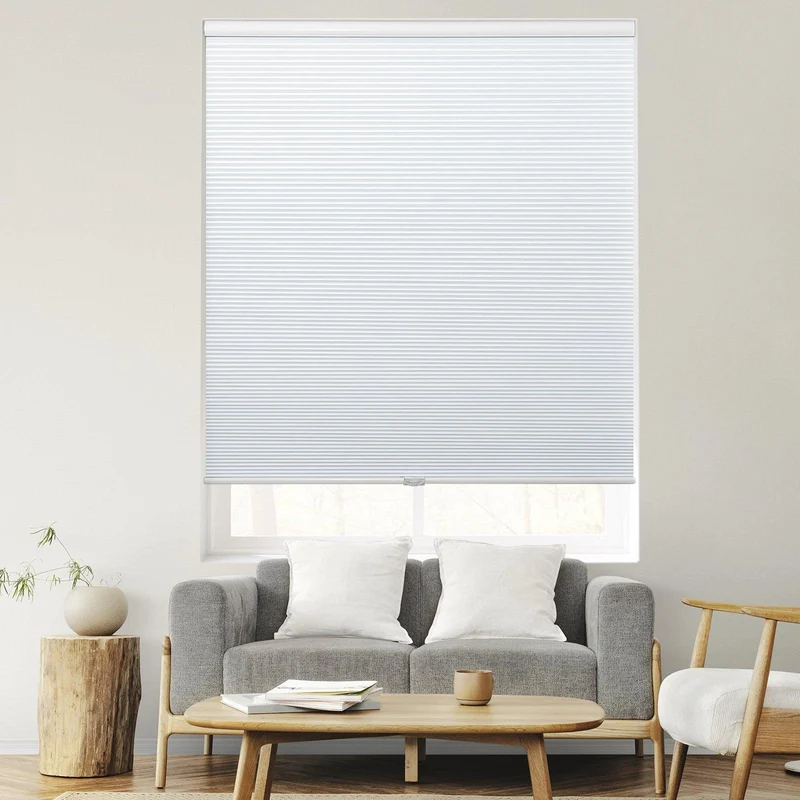 Cordless | Blackout | Free-Stop | Cellular Shades | White