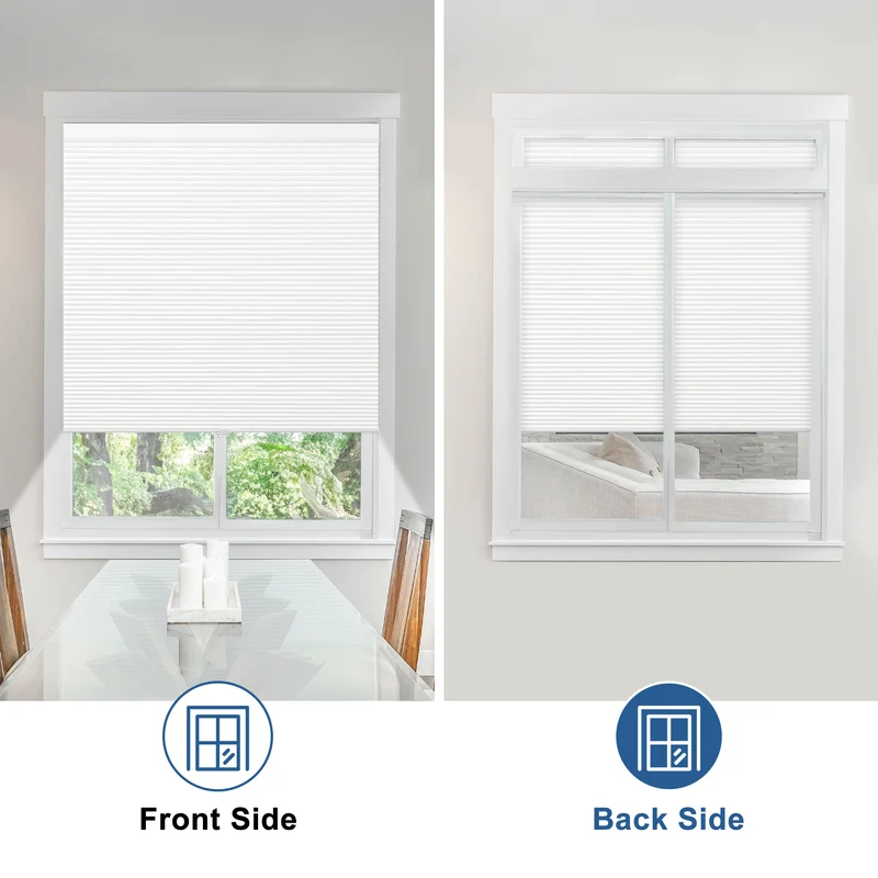 Cordless | Blackout | Free-Stop | Cellular Shades | White