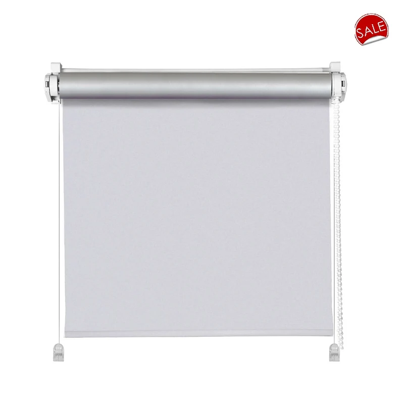 Mini Klemmfix Thermo Rollo grau mit Pendelsicherung