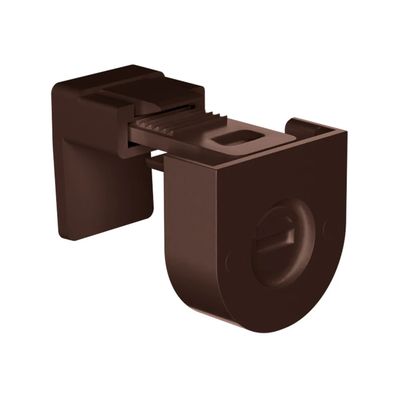 4x-Set Schmale Klemmfix-Halter zum Anklemmen von verspannten Plissees am Fensterrahmen