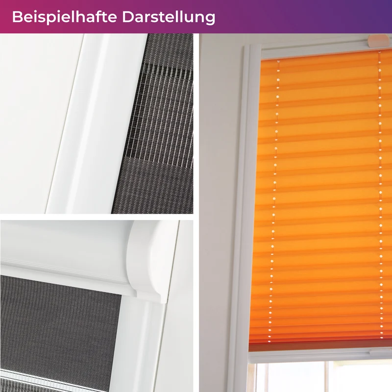 Führungsschienen-Paar für Rollos oder Plissees