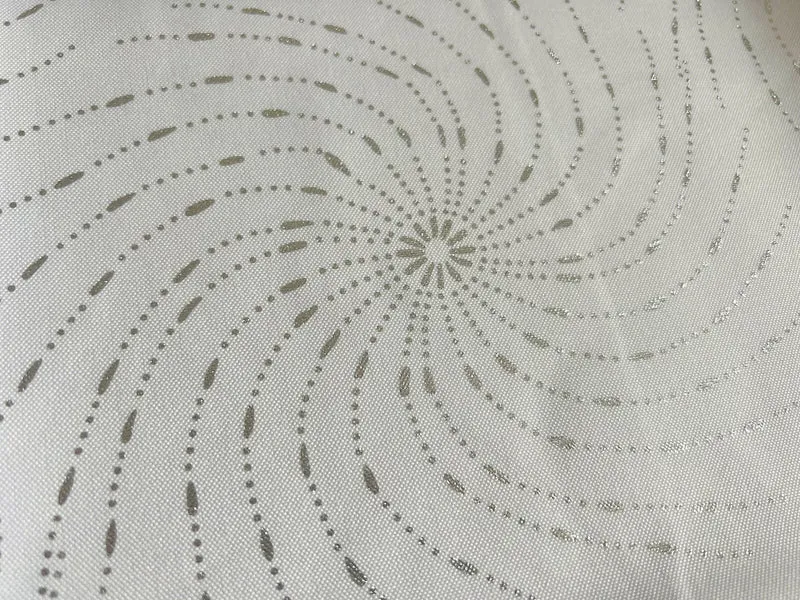 Ösenschal "Bozen" weiß silber BxH 135x235cm