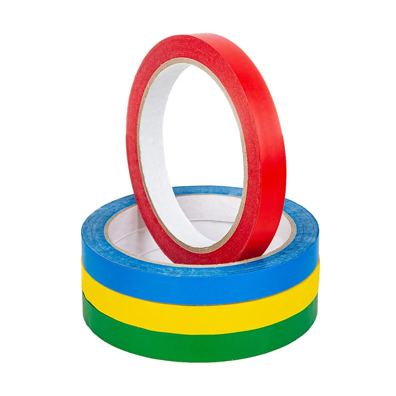 Beutelverschluss-Klebeband 12 mm x 54 m (verschiedene Farben)