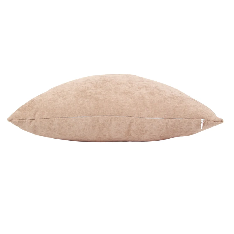 Dekokissen Uni Cappuccino 45x45 cm mit Füllung | OEKO-TEX®