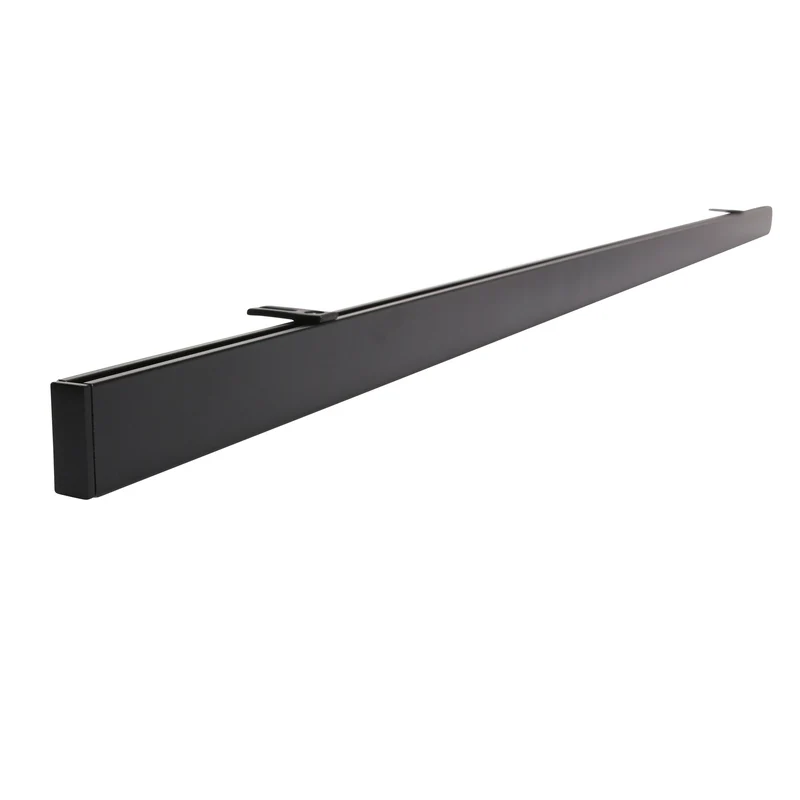 Gardinenschiene Innenlauf auf Maß 1-läufig Schwarz - Serie Loft