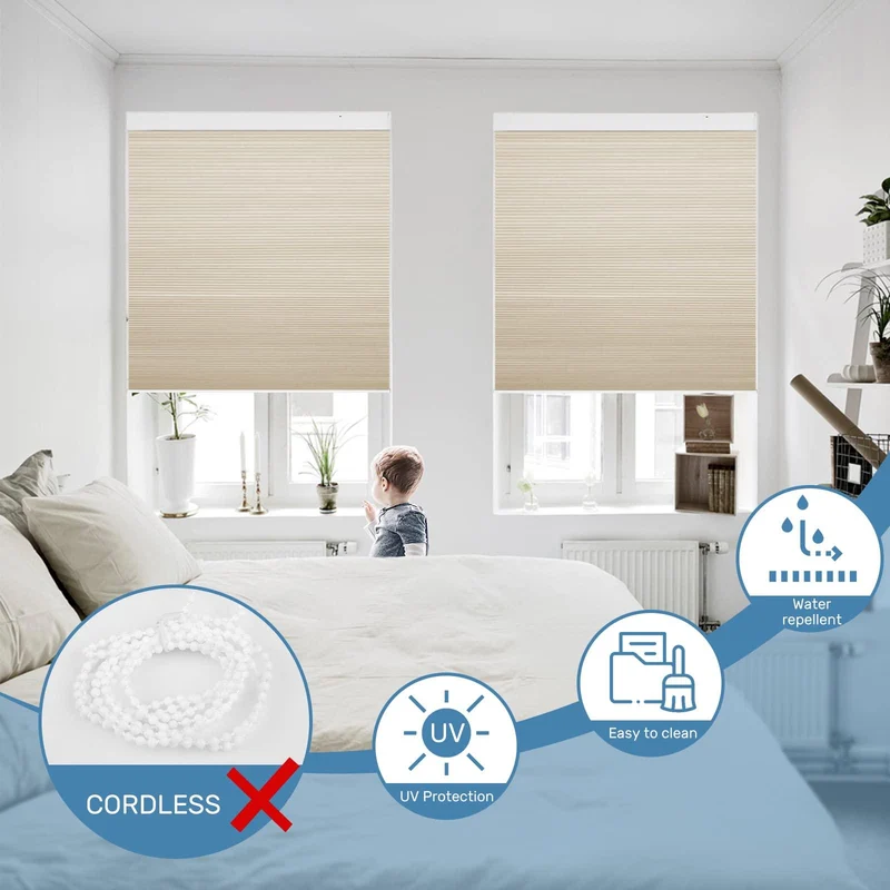 Motorized | Blackout | Rechargeable | Cellular Shades | Customizable