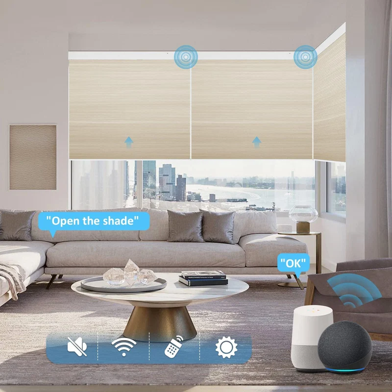 Motorized | Blackout | Rechargeable | Cellular Shades | Customizable