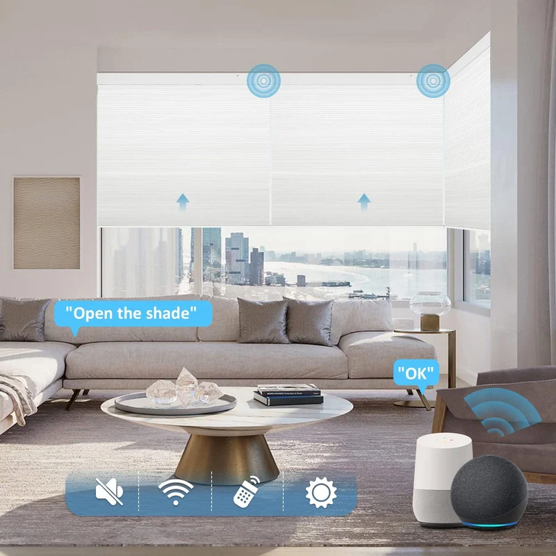 Motorized | Blackout | Rechargeable | Cellular Shades | Customizable