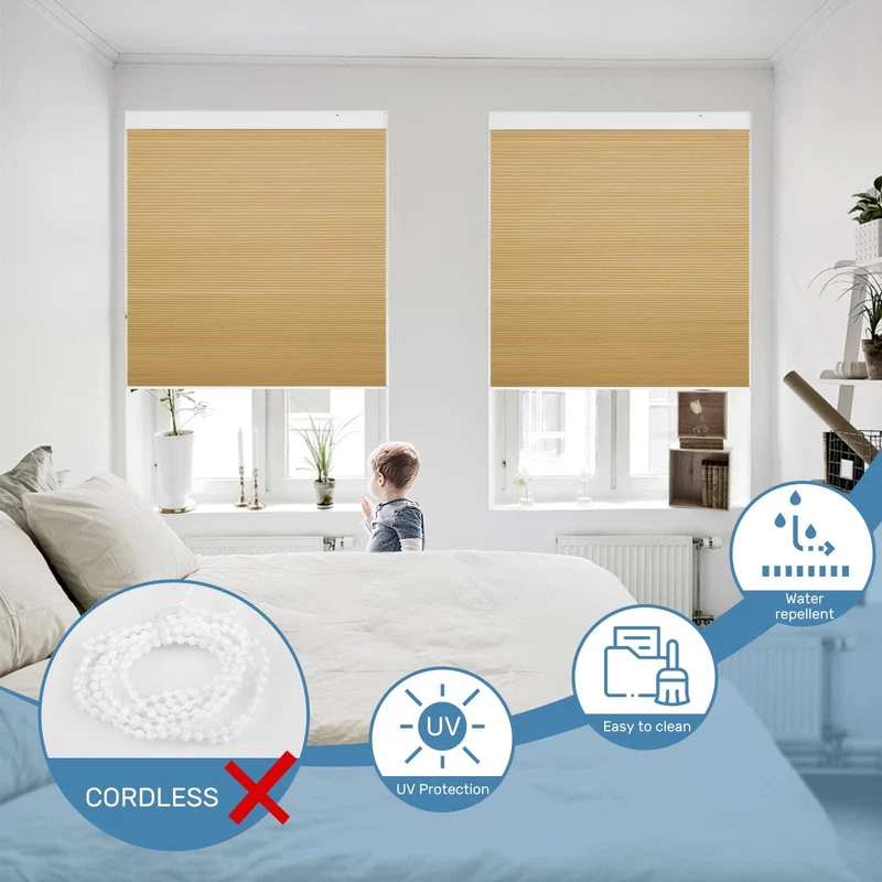 Motorized | Blackout | Rechargeable | Cellular Shades | Customizable