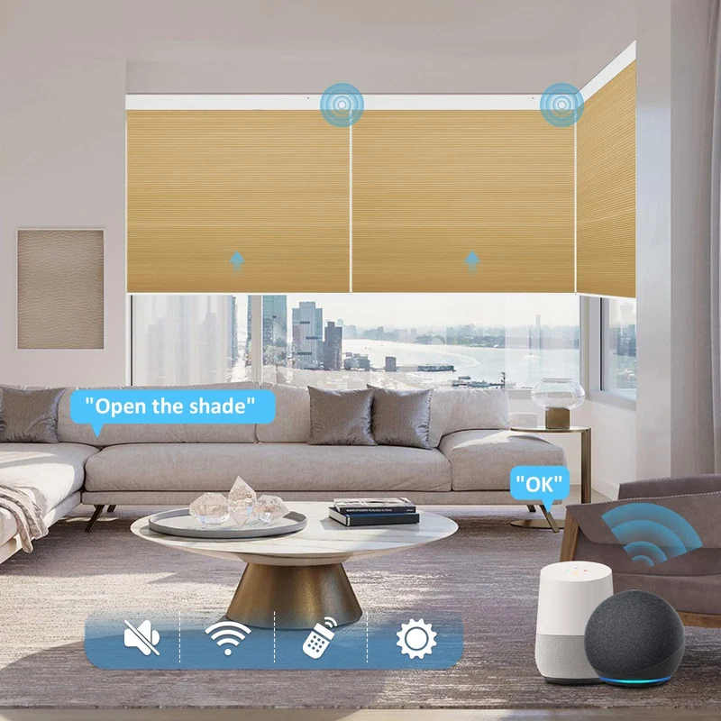 Motorized | Blackout | Rechargeable | Cellular Shades | Customizable