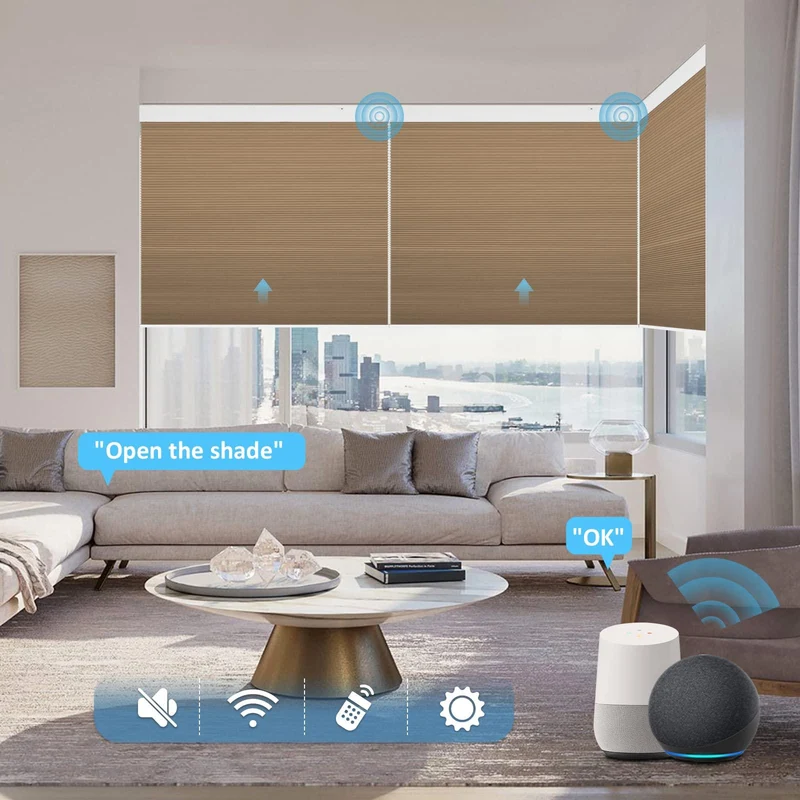 Motorized | Blackout | Rechargeable | Cellular Shades | Customizable