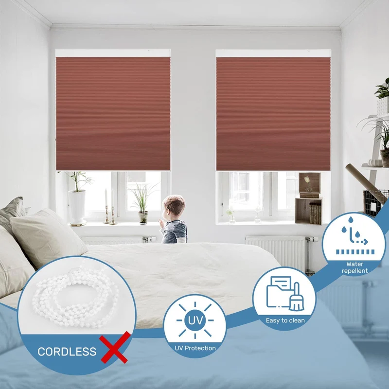 Motorized | Blackout | Rechargeable | Cellular Shades | Customizable