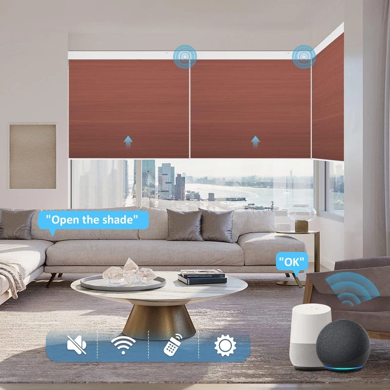 Motorized | Blackout | Rechargeable | Cellular Shades | Customizable
