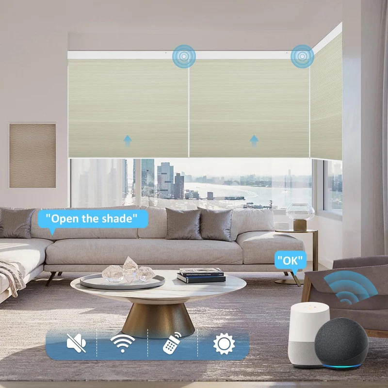 Motorized | Blackout | Rechargeable | Cellular Shades | Customizable