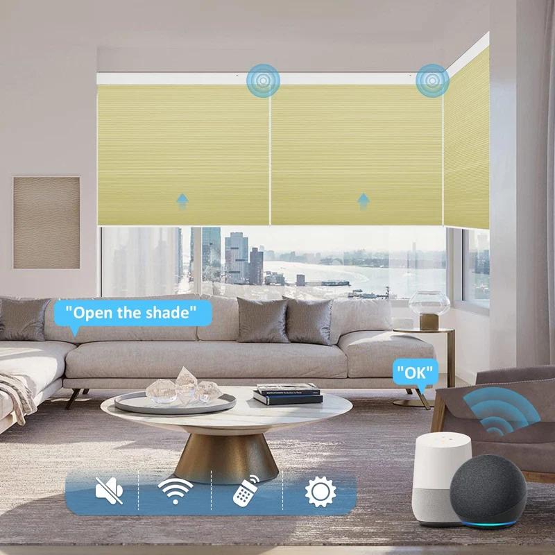 Motorized | Blackout | Rechargeable | Cellular Shades | Customizable
