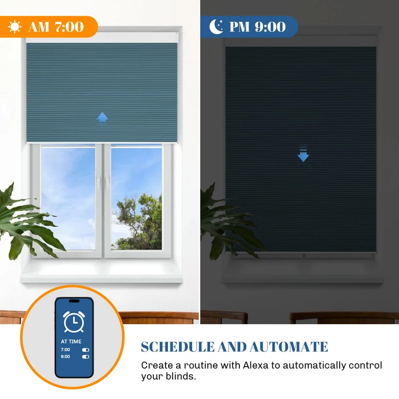 Motorized | Blackout | Rechargeable | Cellular Shades | Customizable