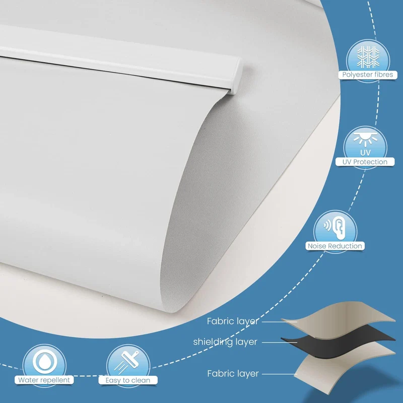 Motorized | Blackout | Rechargeable | Roller Shades | Customizable