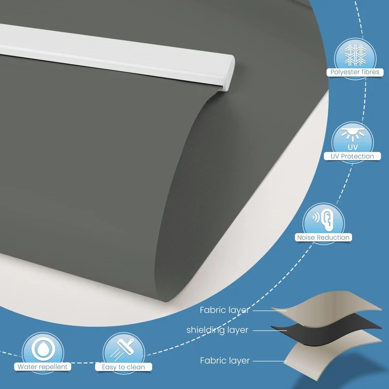 Motorized | Blackout | Rechargeable | Roller Shades | Customizable